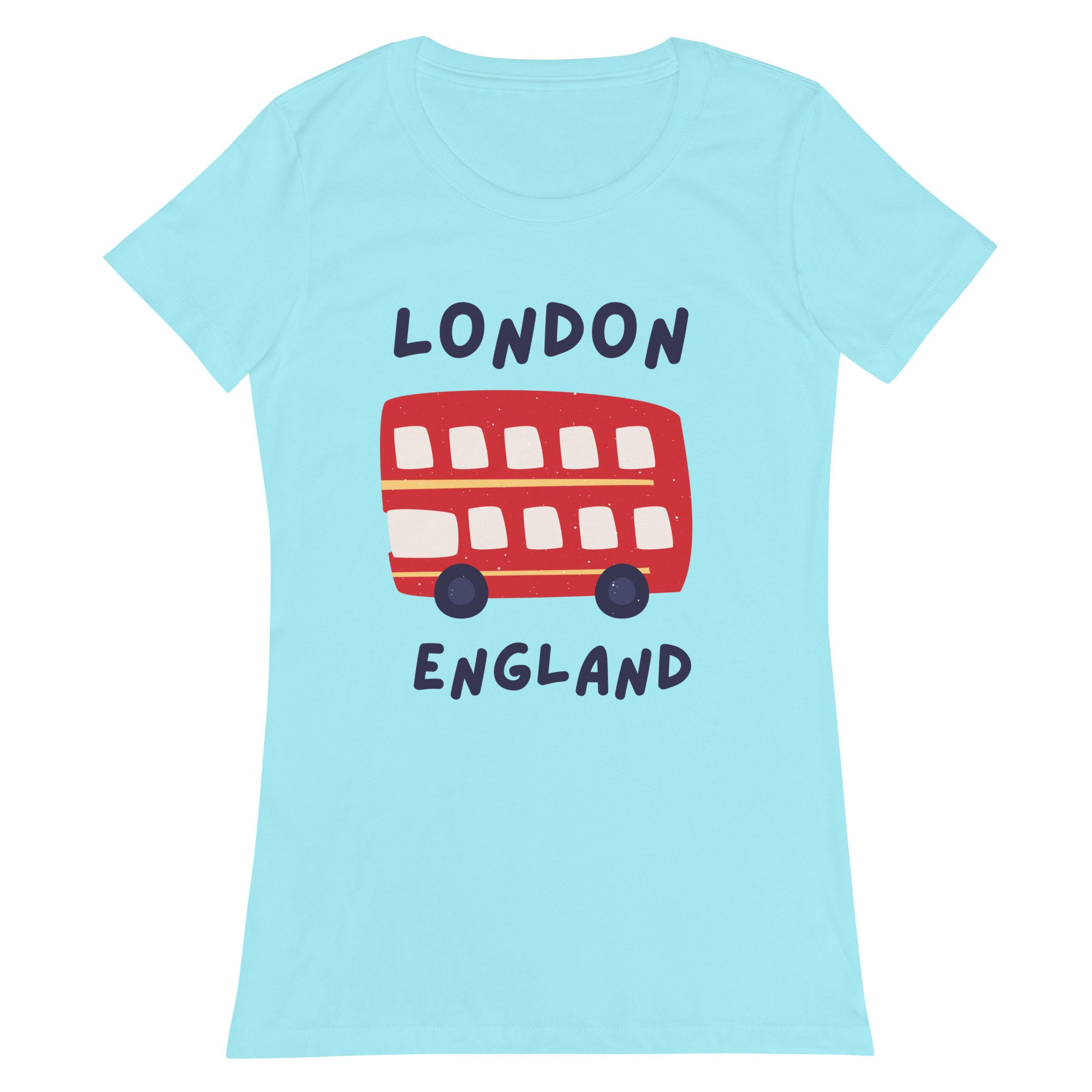 Discover London England London Bus Stop Printed Souvenir t-shirt