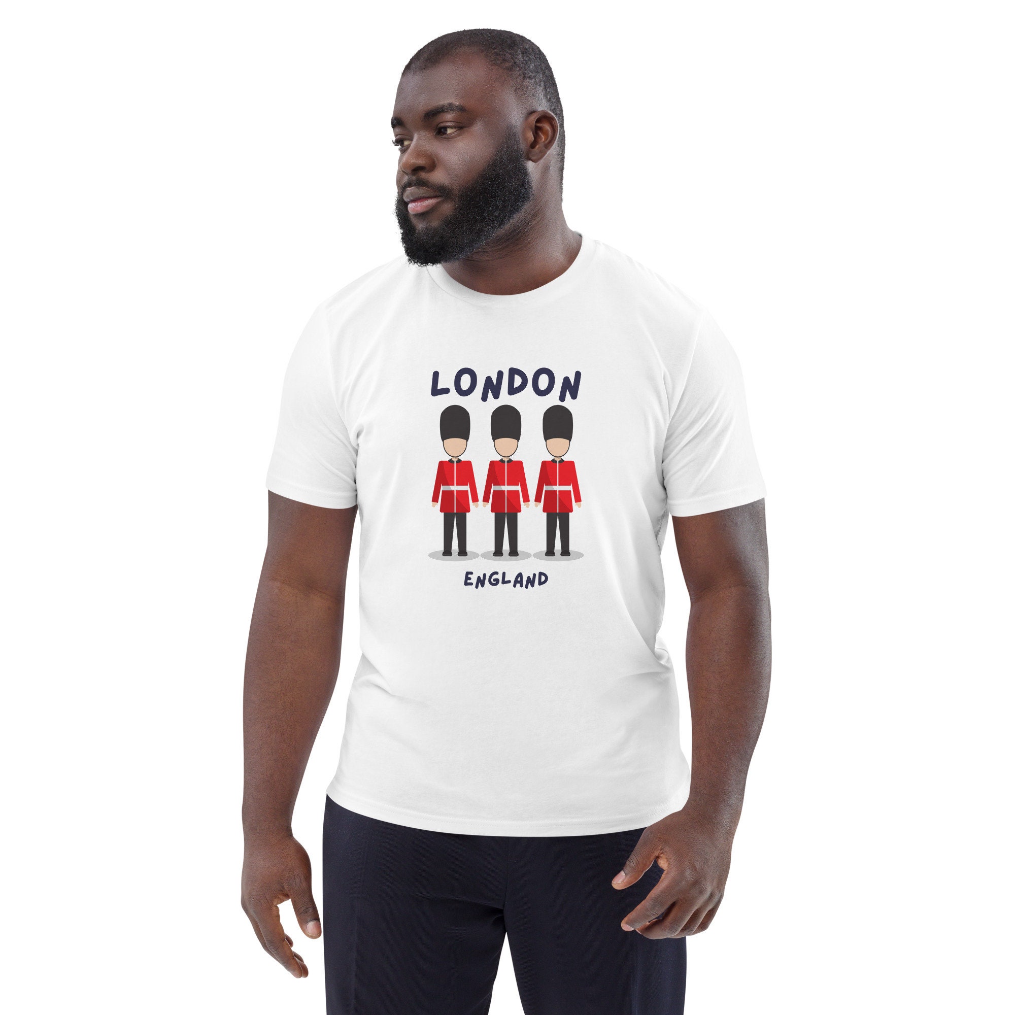 Discover London England - Royal Guard - Unisex organic cotton t-shirt