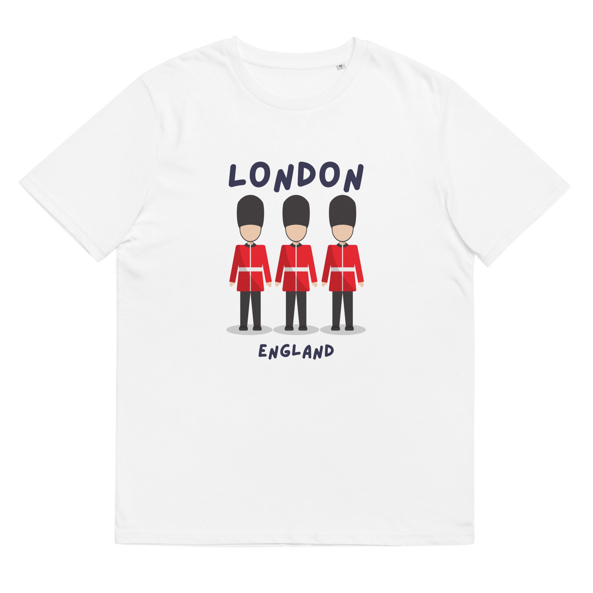 Discover London England - Royal Guard - Unisex organic cotton t-shirt