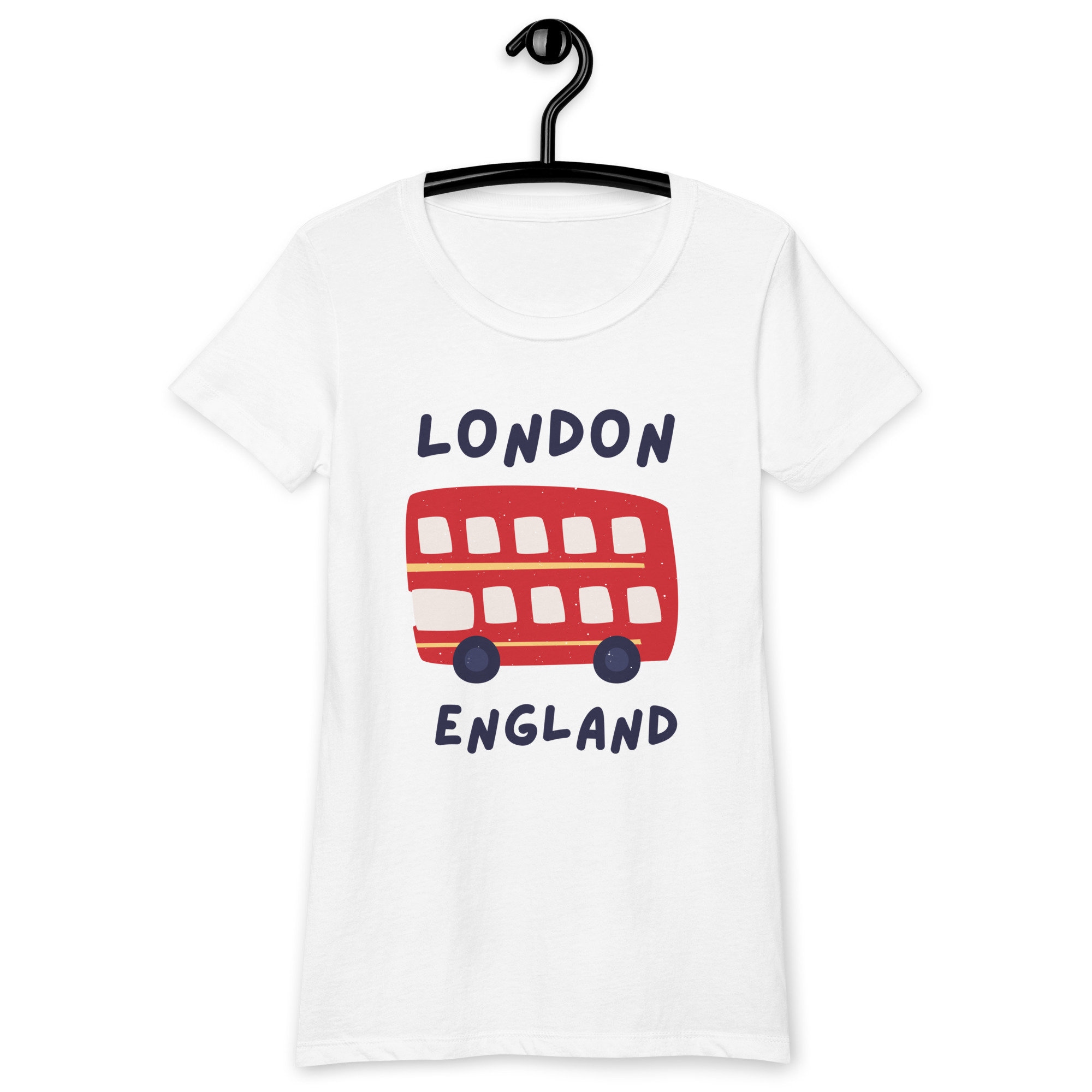 Discover London England London Bus Stop Printed Souvenir t-shirt