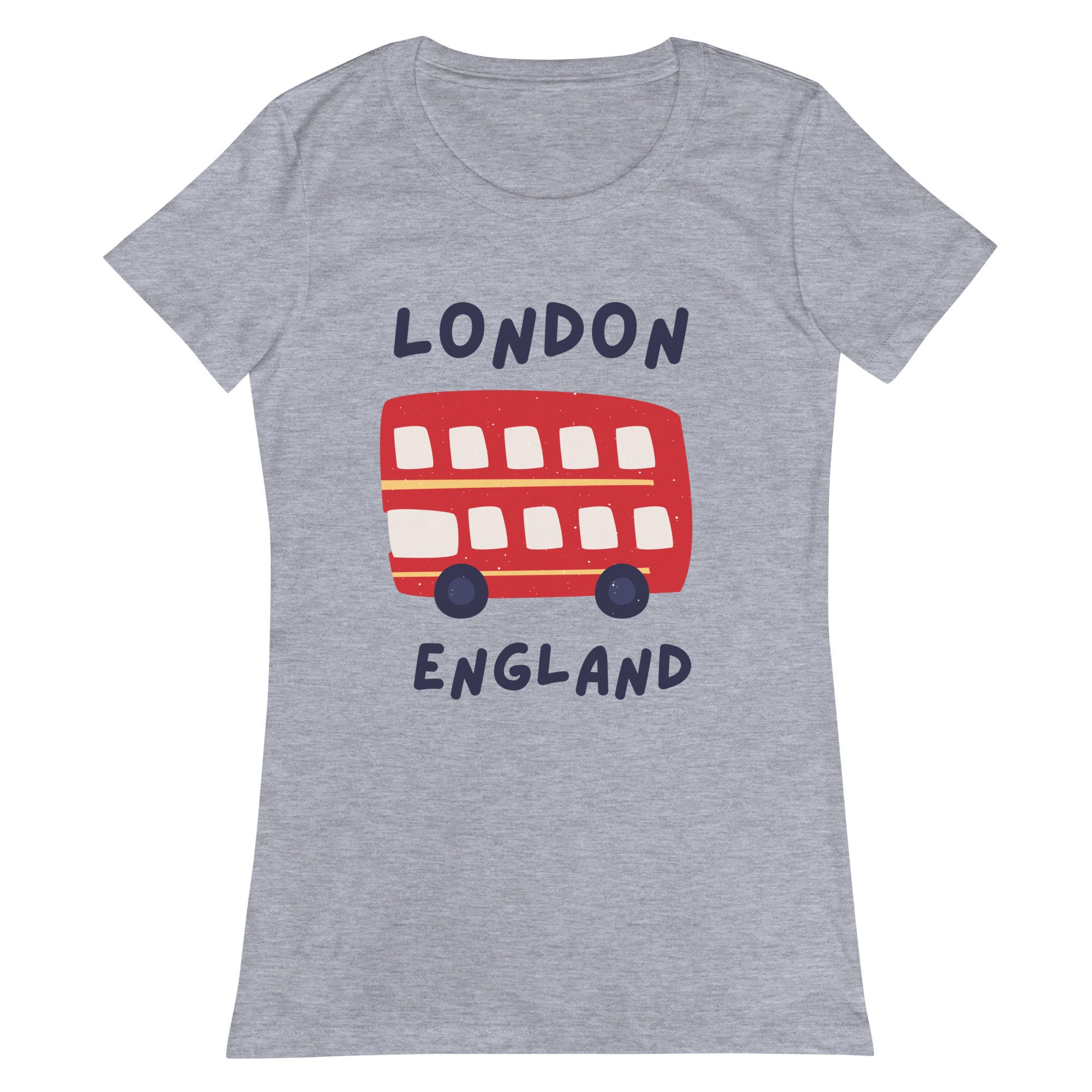 Discover London England London Bus Stop Printed Souvenir t-shirt