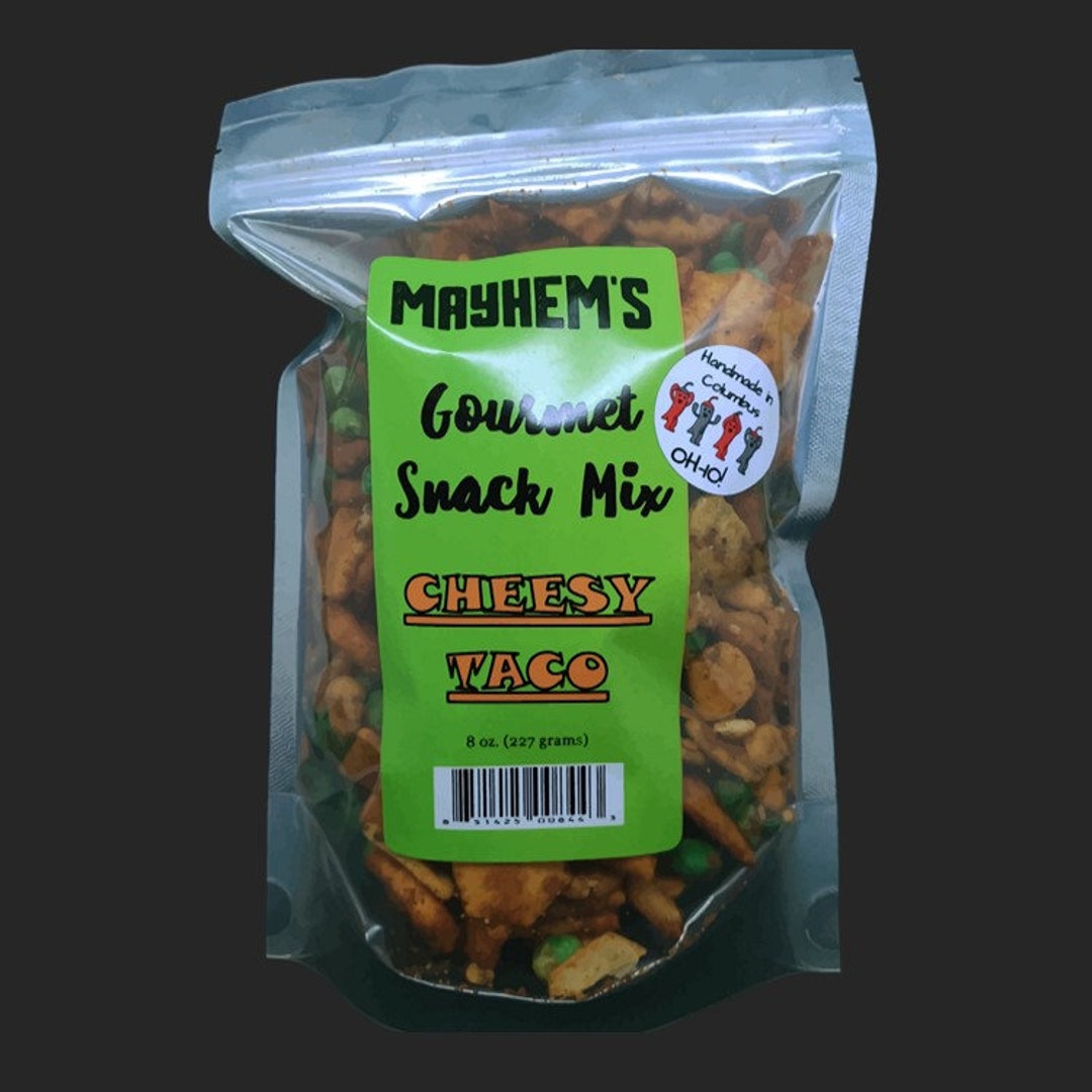Mayhem Foods Gourmet Snack Mix Cheesy Taco Etsy