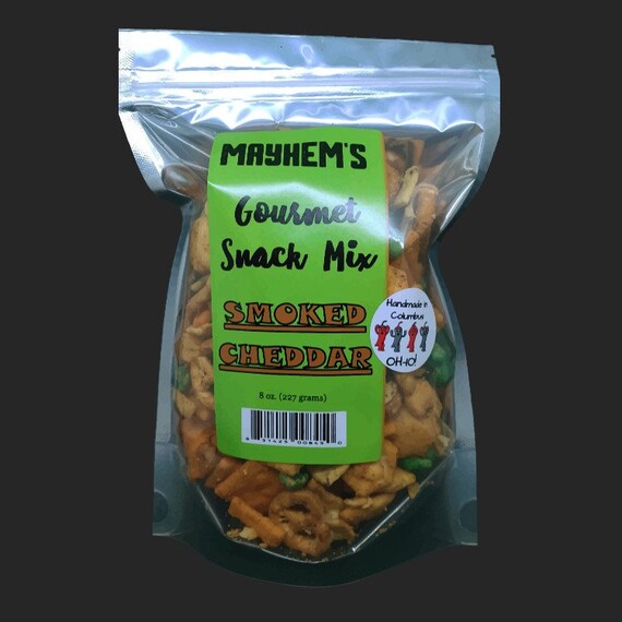 Mayhem Foods Gourmet Snack Mix Smoked Cheddar Etsy