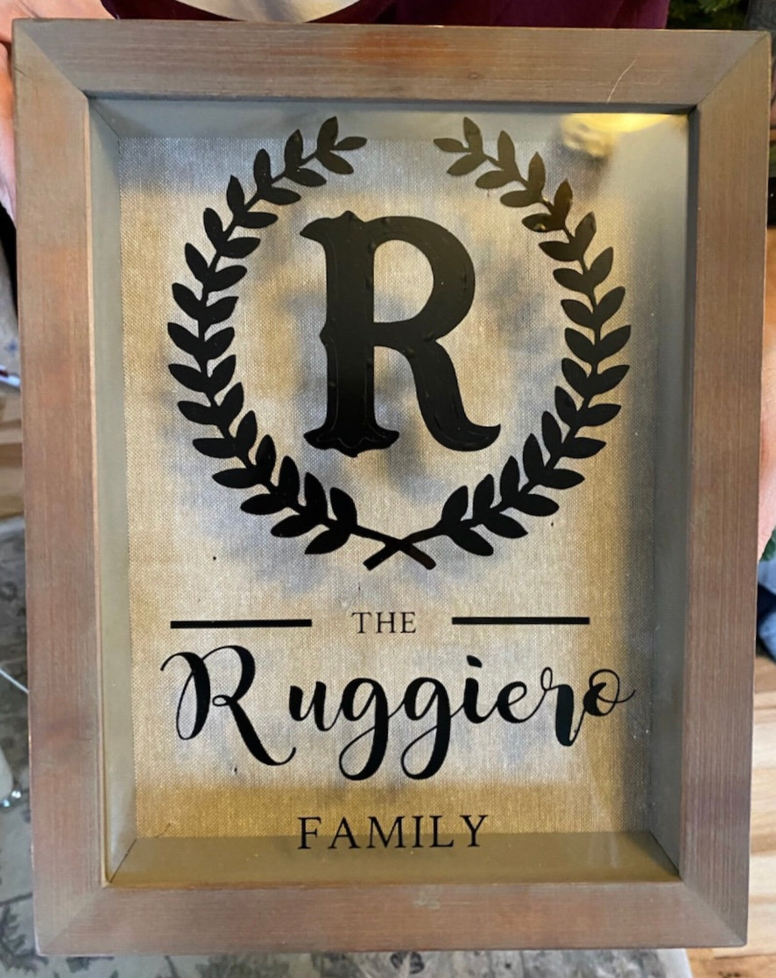 Personalized Family Name Wall Art Etsy