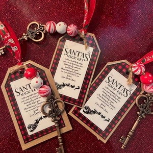 Santas magic key, magic key, magical key, magic key for Santa, Christmas eve key, children's gift, Christmas key, holiday key, Santa decor