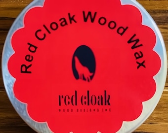 Natural Beeswax Wood Polish: Food Safe Cutting Board Wax (8-Ounce Tin)