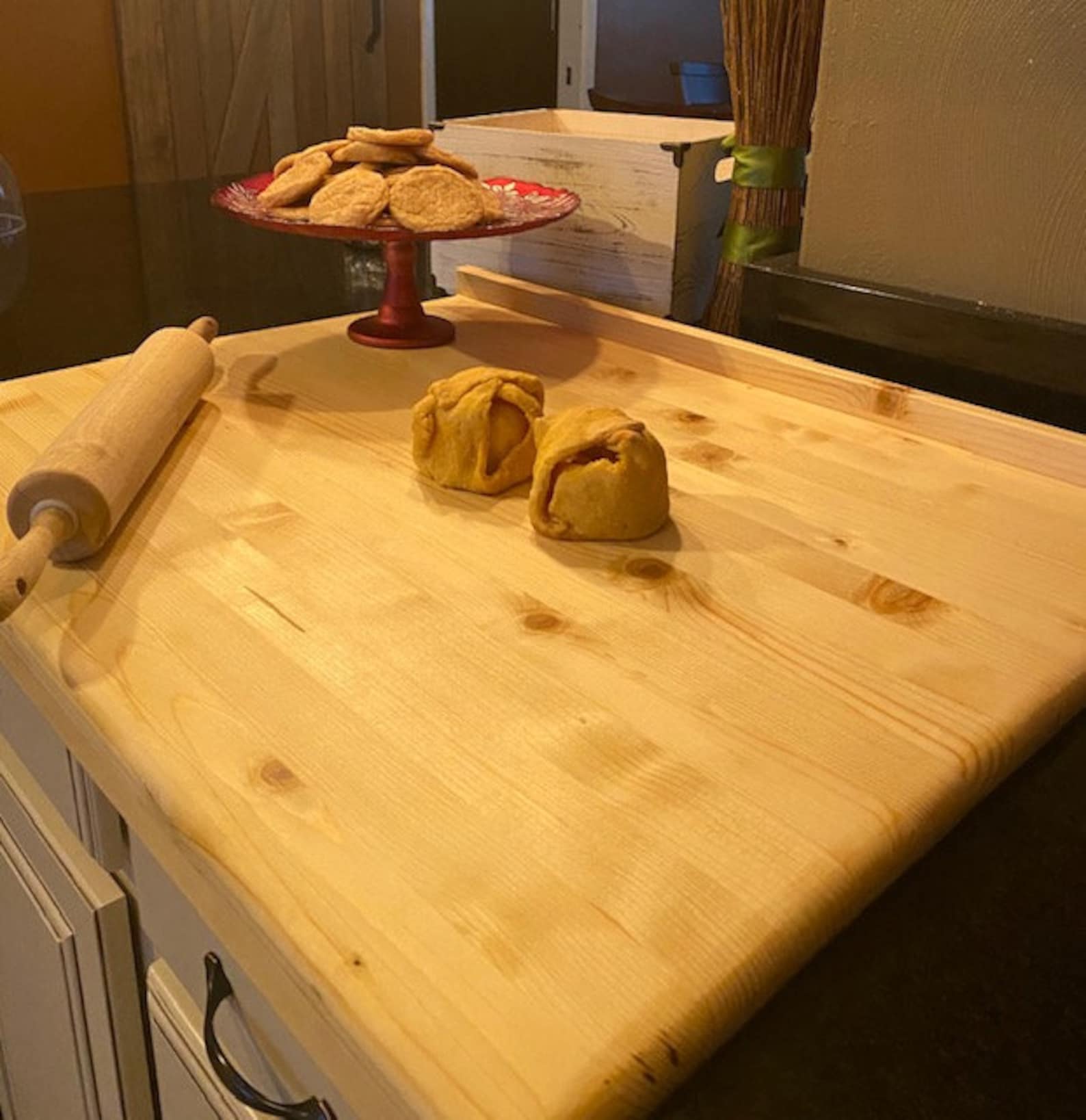 Wooden Pastry Boarditalian Pasta Boardwooden Dough Kneading Etsy