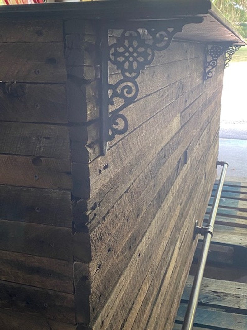 Galvanized Metal Foot Railbar Foot Railmetal Foot Railbar Etsy