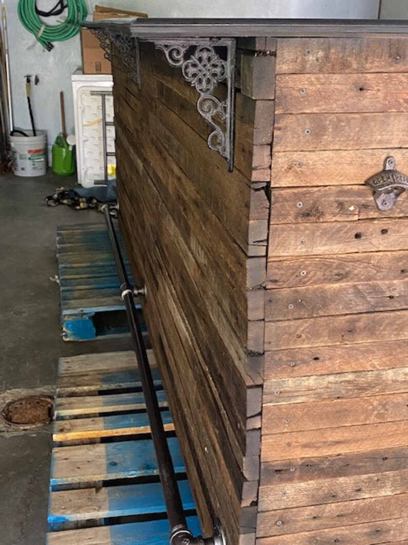 Galvanized Metal Foot Railbar Foot Railmetal Foot Railbar Etsy