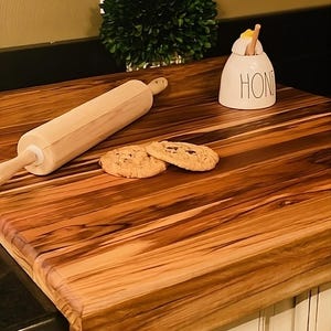 Pastry Board-Dough Board-Solid Hardwood-Teak pastry board-Reversible pastry board-Pasta Board-Teak Cutting Board-Baker Board-