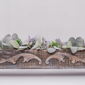French Farmhouse Wood Table Riser-Table Decor-Wood Planter-Centerpiece Table Riser-Farmhouse Decor-Home Decor-Cottagecore-Table Decor-Gifts