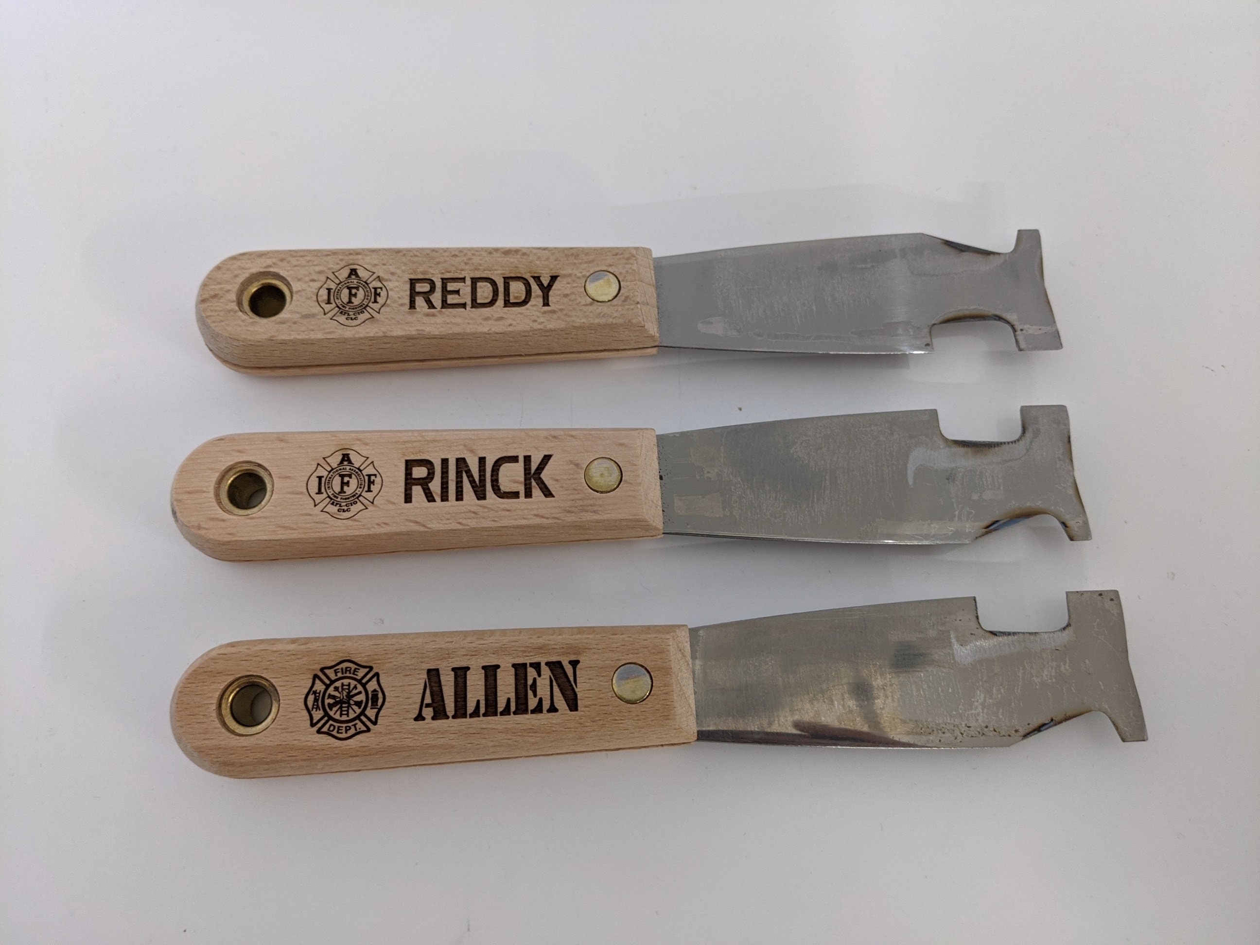 Handmade Custom Personalized Firefighter Shove Knife Etsy