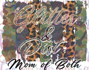 Brillo y suciedad mamá de ambos DESCARGA DIGITAL PNG sublimación 600dpi