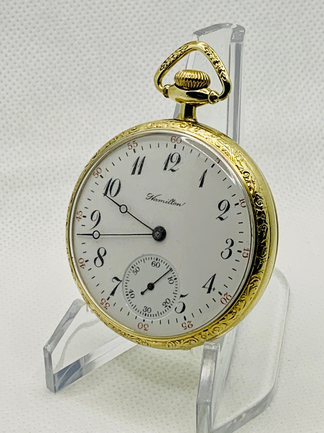 Vintage Pocket WatchHamilton 974 16s Circa 1913 w/Star 14k Etsy