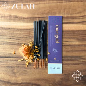 Marigold Incense Sticks: Spiritual Growth, Joy & Creativity
