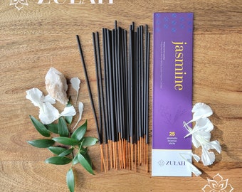 Jasmine Incense Sticks, 25 sticks, Lunar Magic, Purifying, Meditation, Yoga Insense Insence Inscent Encens Wellness