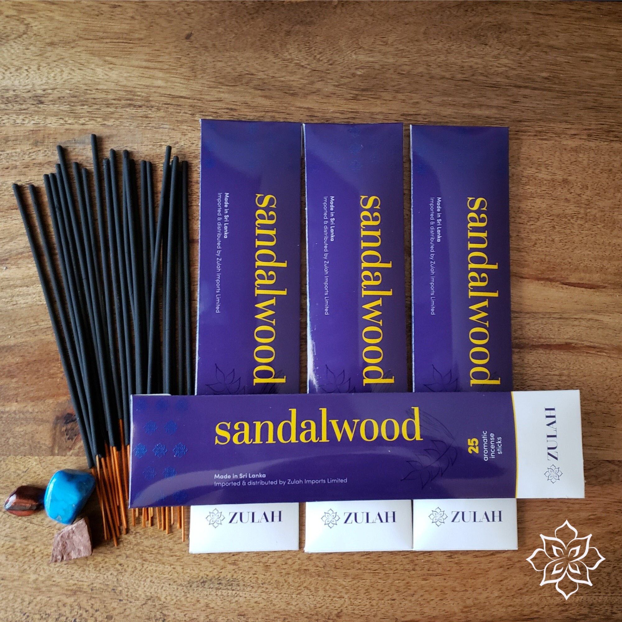 Sandalwood Incense Sticks 25 Sticks Cleansing Manifesting Etsy UK