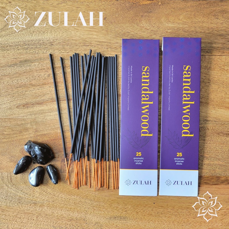 Sandalwood Incense Sticks, 25 sticks, Cleansing, Manifesting, Meditation, Yoga, Reduce Stress and Anxiety, Spiritual Insense Insence Encens image 4