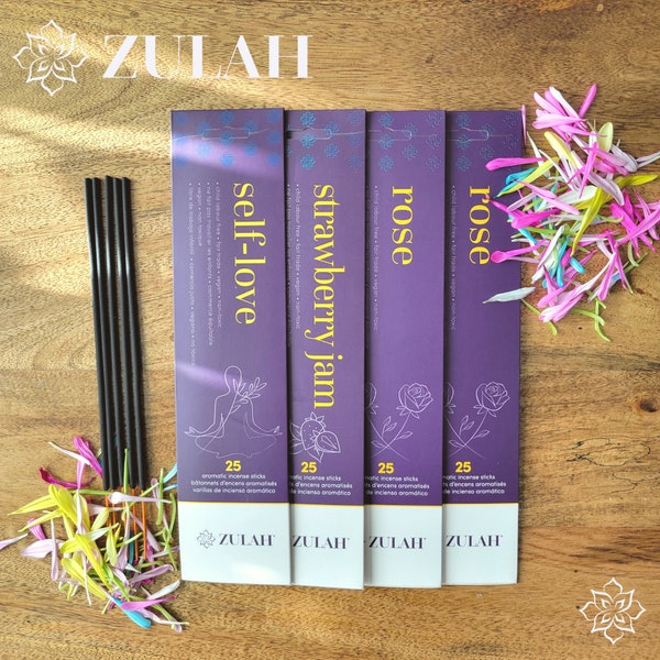 Build Your Own Bundle Incense Sticks, 4 Packets, 100 sticks, Cleansing, Gift Set, Incence, Encens, Insense, Insence Birthday Gift Wellness