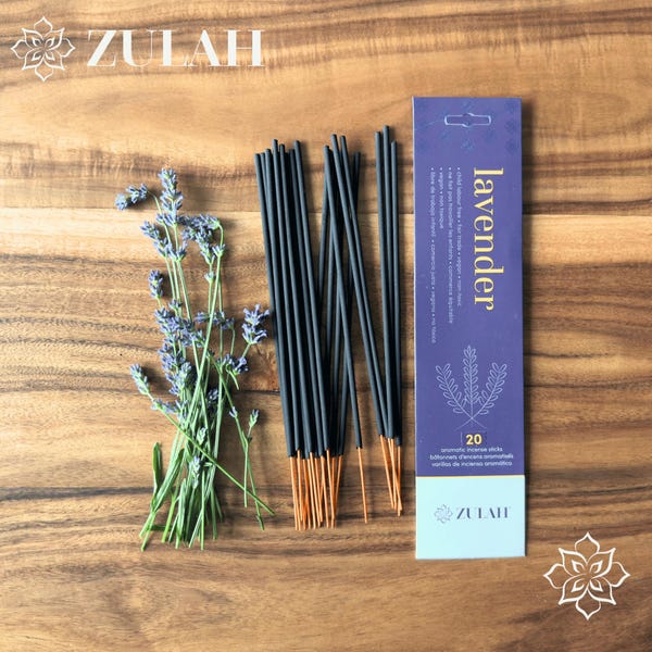 Lavender Incense Sticks: Calming Aromatherapy for Relaxation & Sleep