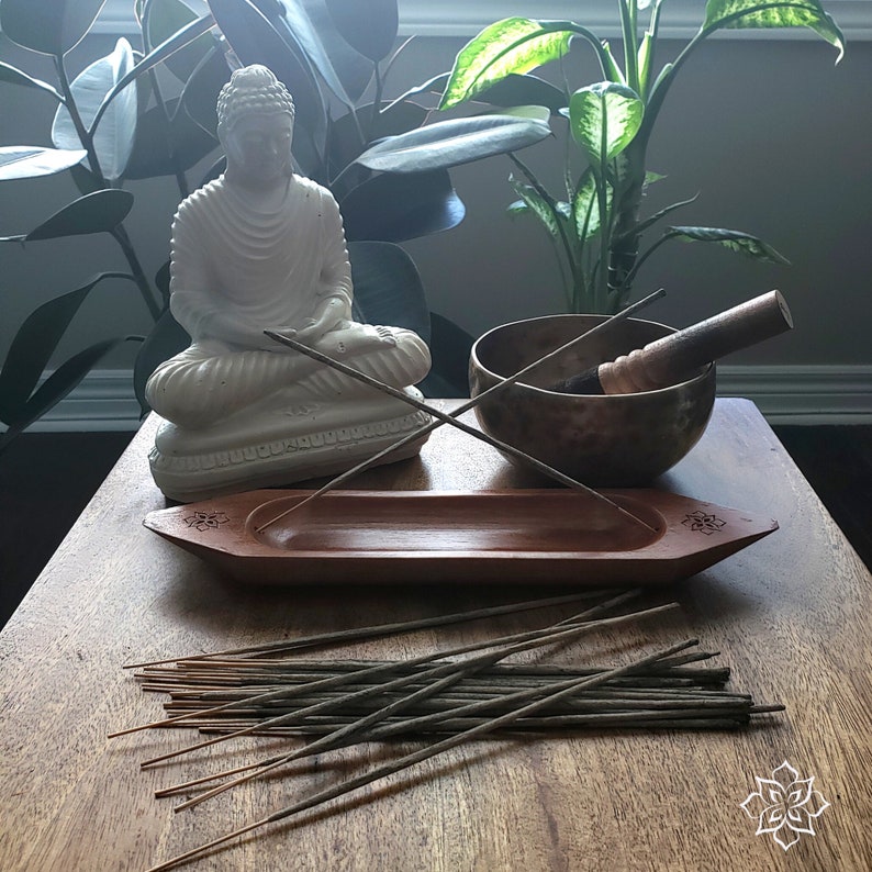 Sandalwood Incense Sticks, 25 sticks, Cleansing, Manifesting, Meditation, Yoga, Reduce Stress and Anxiety, Spiritual Insense Insence Encens image 6