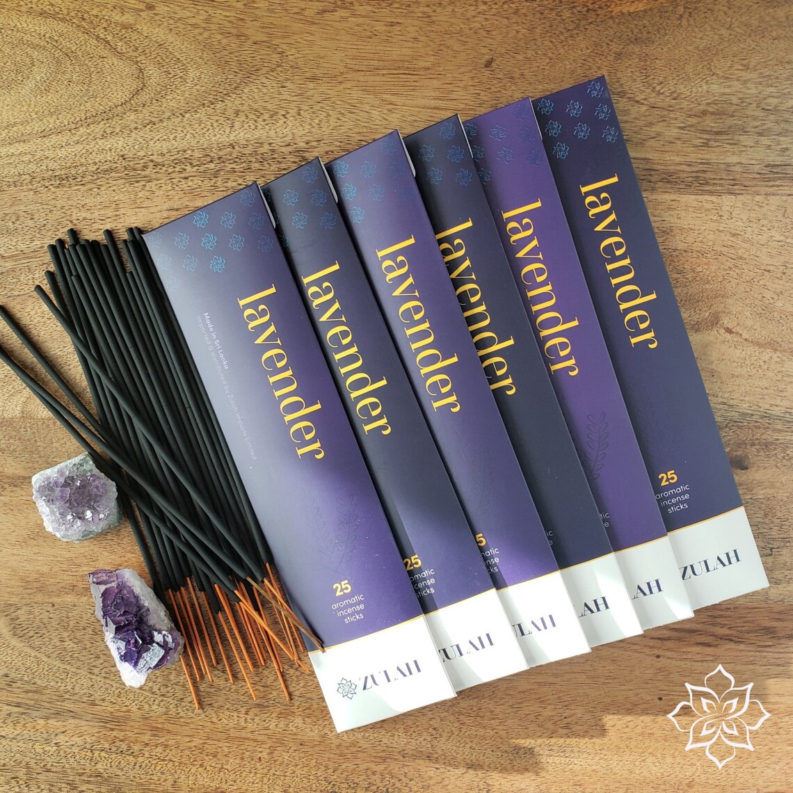 Lavender Incense Sticks 25 sticks Stress Anxiety Etsy