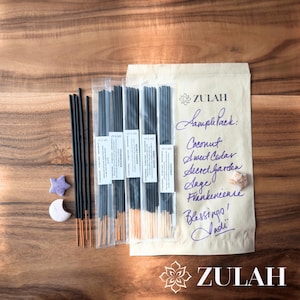 Veganer Räucherstäbchen Sampler: Handgetauchte Aromatherapie-Sticks - 25/50er Pack