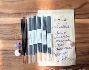 Vegan Incense Sampler: Hand-Dipped Aromatherapy Sticks - 25/50 Pack