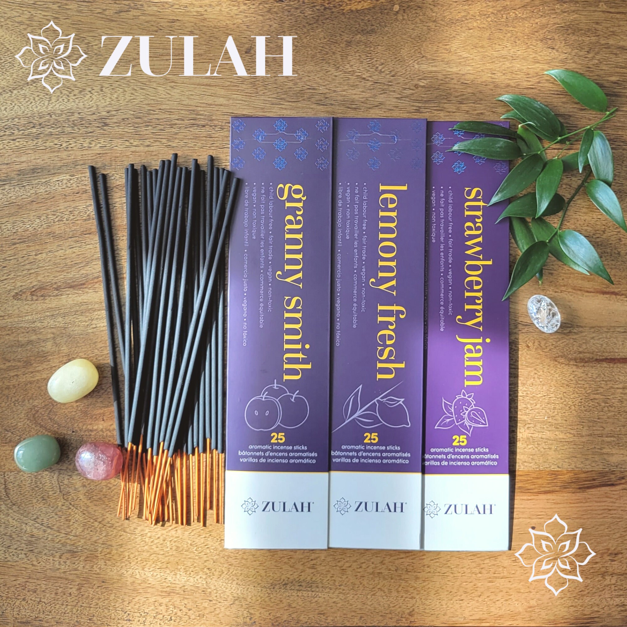 Air Freshener Incense Bundle Assortment, 3 Fragrances, Fair