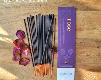 Rose Incense Sticks, 25 sticks, Feminine Energy, Love, Self Love, Divine Goddess, Yoga, Meditation, Aroma, Insense Insence Inscent Encens