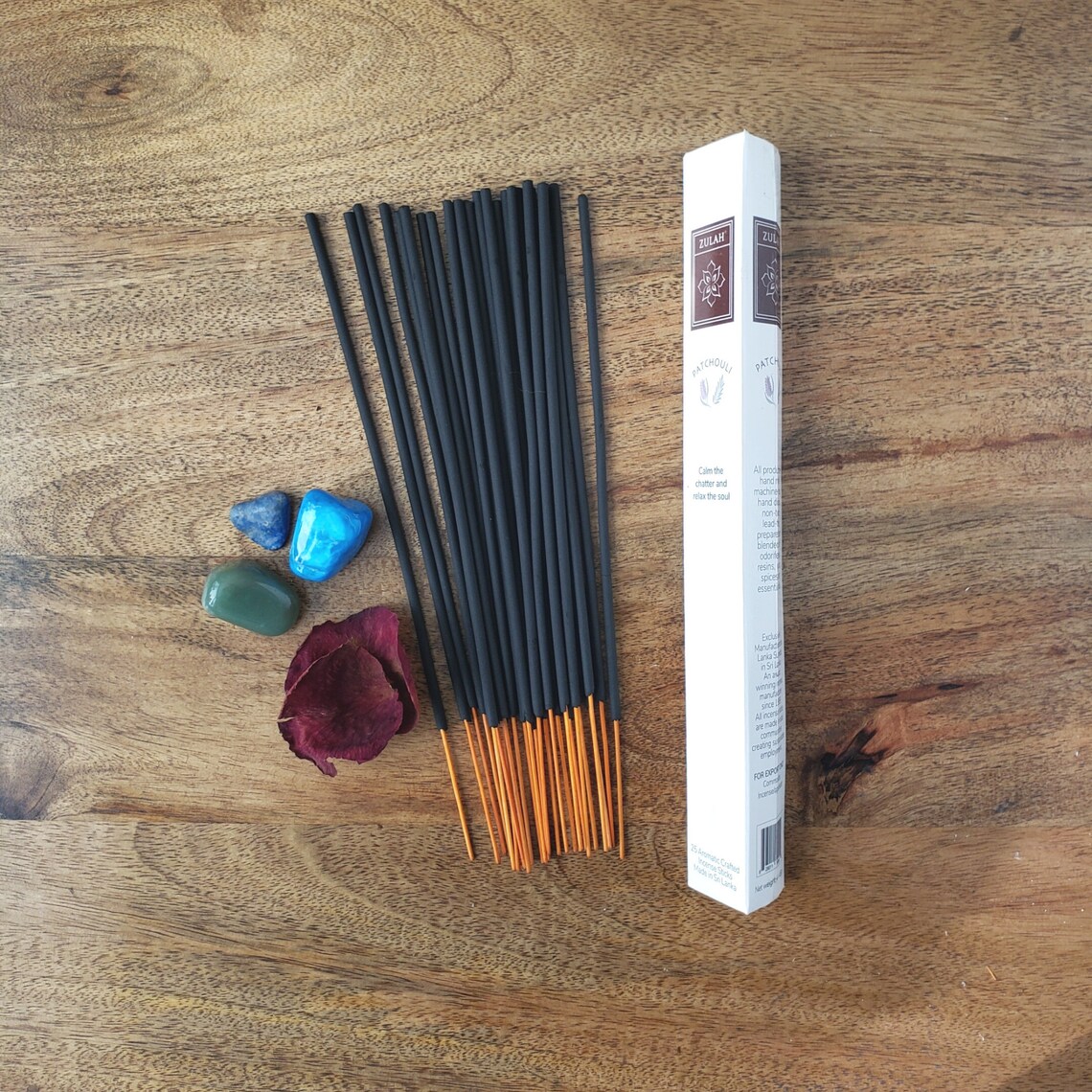 Patchouli Incense Sticks 25 sticks NonToxic Vegan Etsy