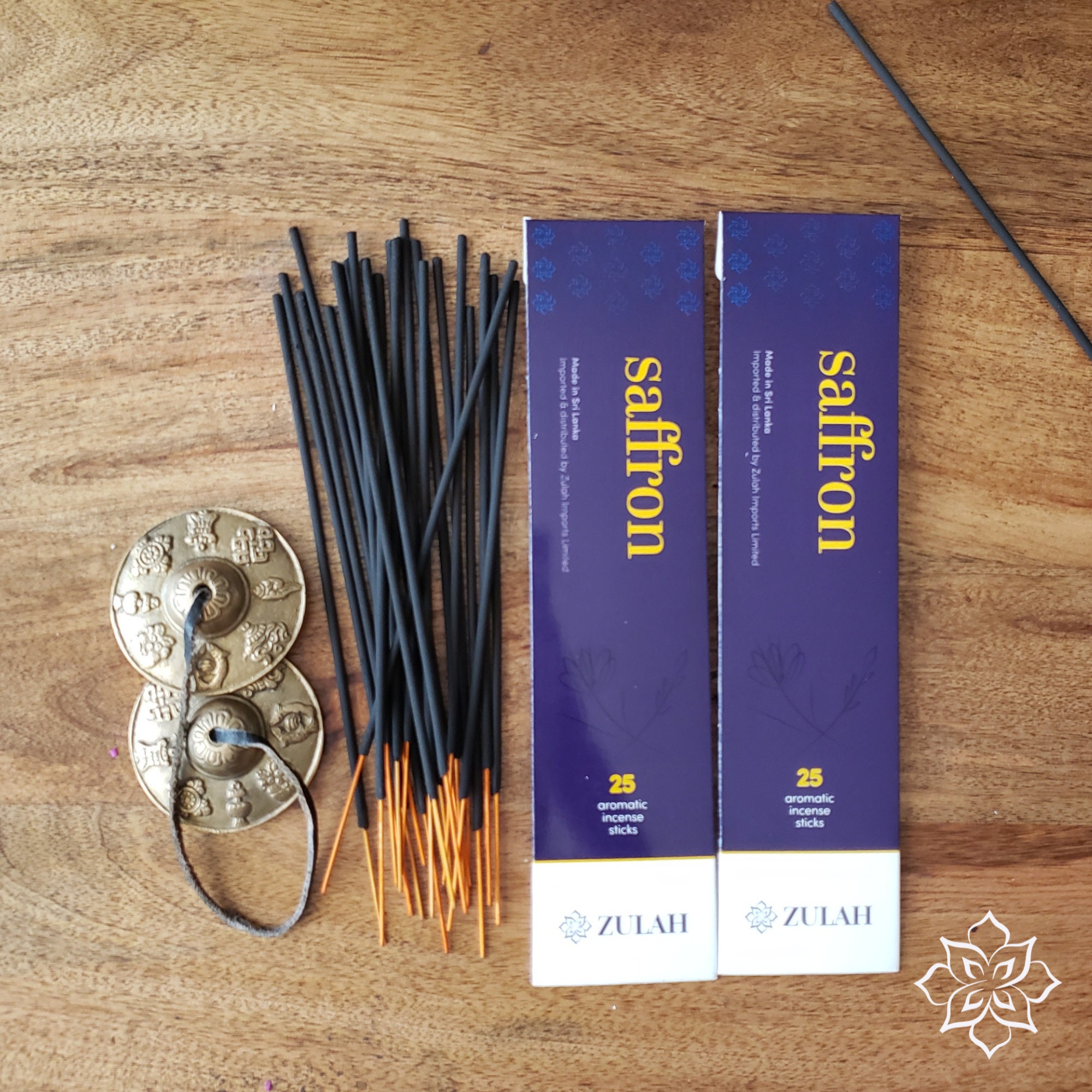 Saffron Incense Sticks 25 sticks Purifying Space Etsy