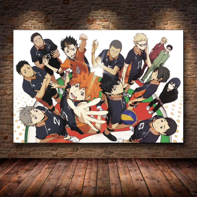 Haikyuu Wall Art Haikyuu Print Haikyuu Poster Manga series |Team Karasuno Printable Poster Church Digital Download Image