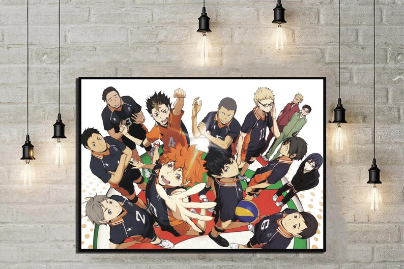 Haikyuu Wall Art Haikyuu Print Haikyuu Poster Manga series |Team Karasuno Printable Poster Church Digital Download Image
