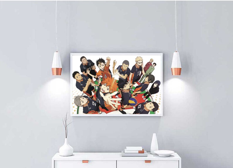 Haikyuu Wall Art Haikyuu Print Haikyuu Poster Manga series |Team Karasuno Printable Poster Church Digital Download Image