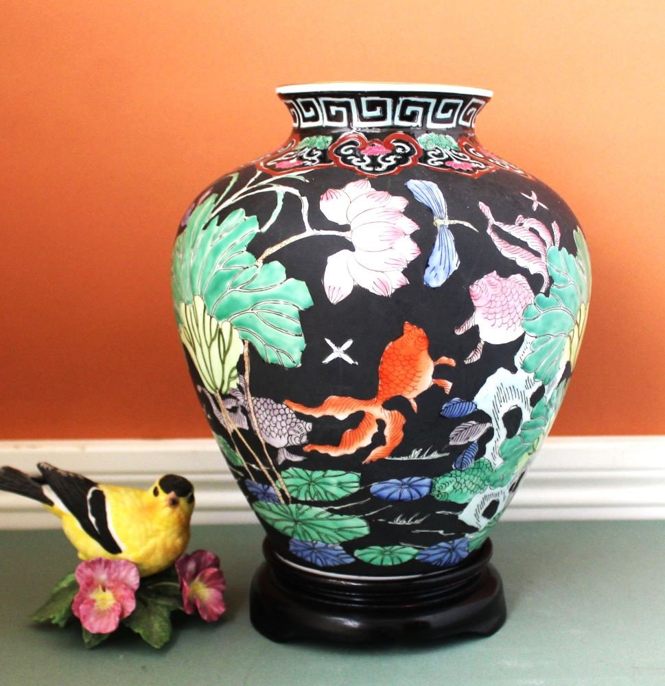 陶器の魚の花瓶 - Etsy 日本