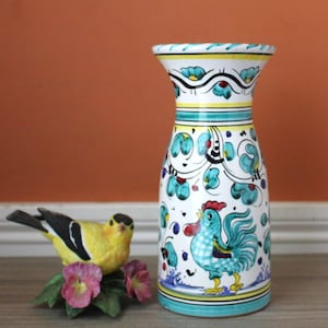 イタリア製 手作り アラバスター 鳥 置物 ROSSI VOLTERRA Rooster vase italy - Etsy 日本