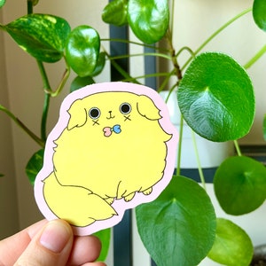 VINYL PRINCESS STICKY Bee and Puppycat glossy sticker