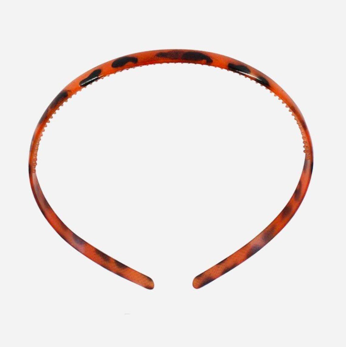 Plastic Headband Tortoiseshell Brown With Gripping Teeth Etsy