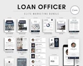 Loan Officer Marketing Kit: Social Media Templates (CANVA Editable)