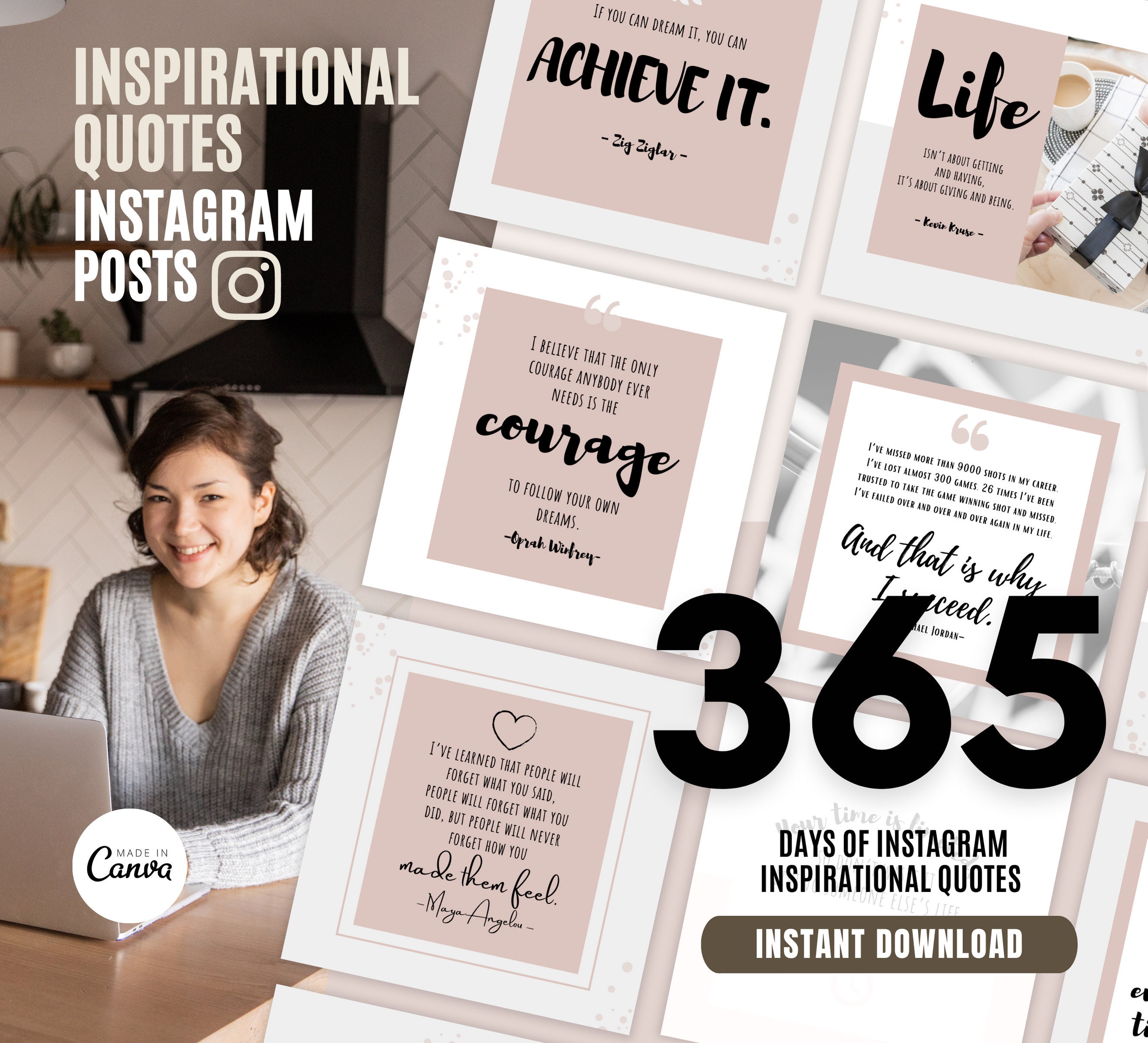 Social Media Graphics: Inspirational Quotes — Kelly Wirht, image size:2645x2402