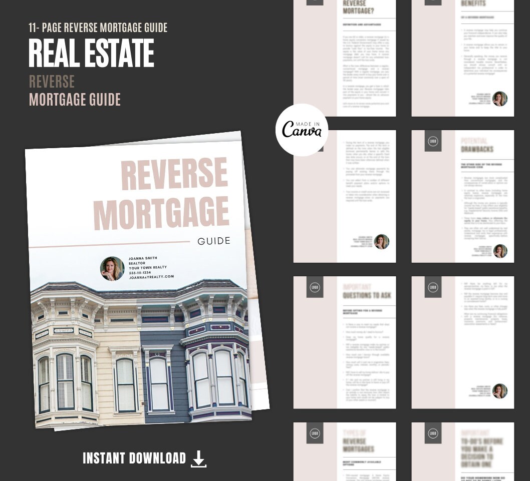 REVERSE MORTGAGE Guide for Realtors and Mortgage Brokers - Etsy