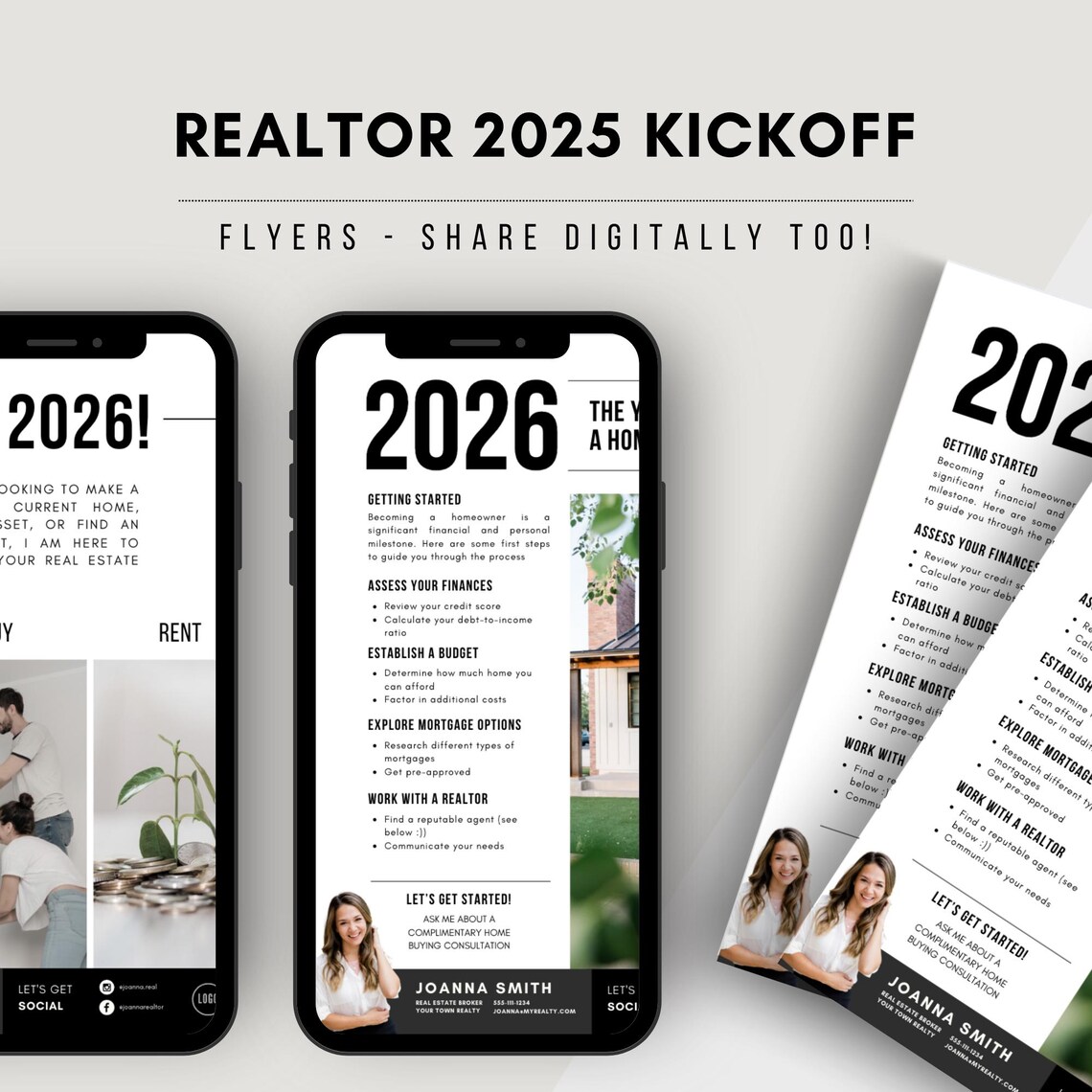 Realtor 2026 Kickoff Flyer Letter | Kick off 2026 for Real Estate ...