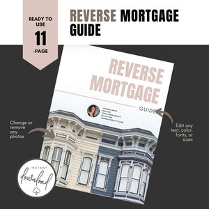 REVERSE MORTGAGE Guide for Realtors and Mortgage Brokers | Real Estate ...