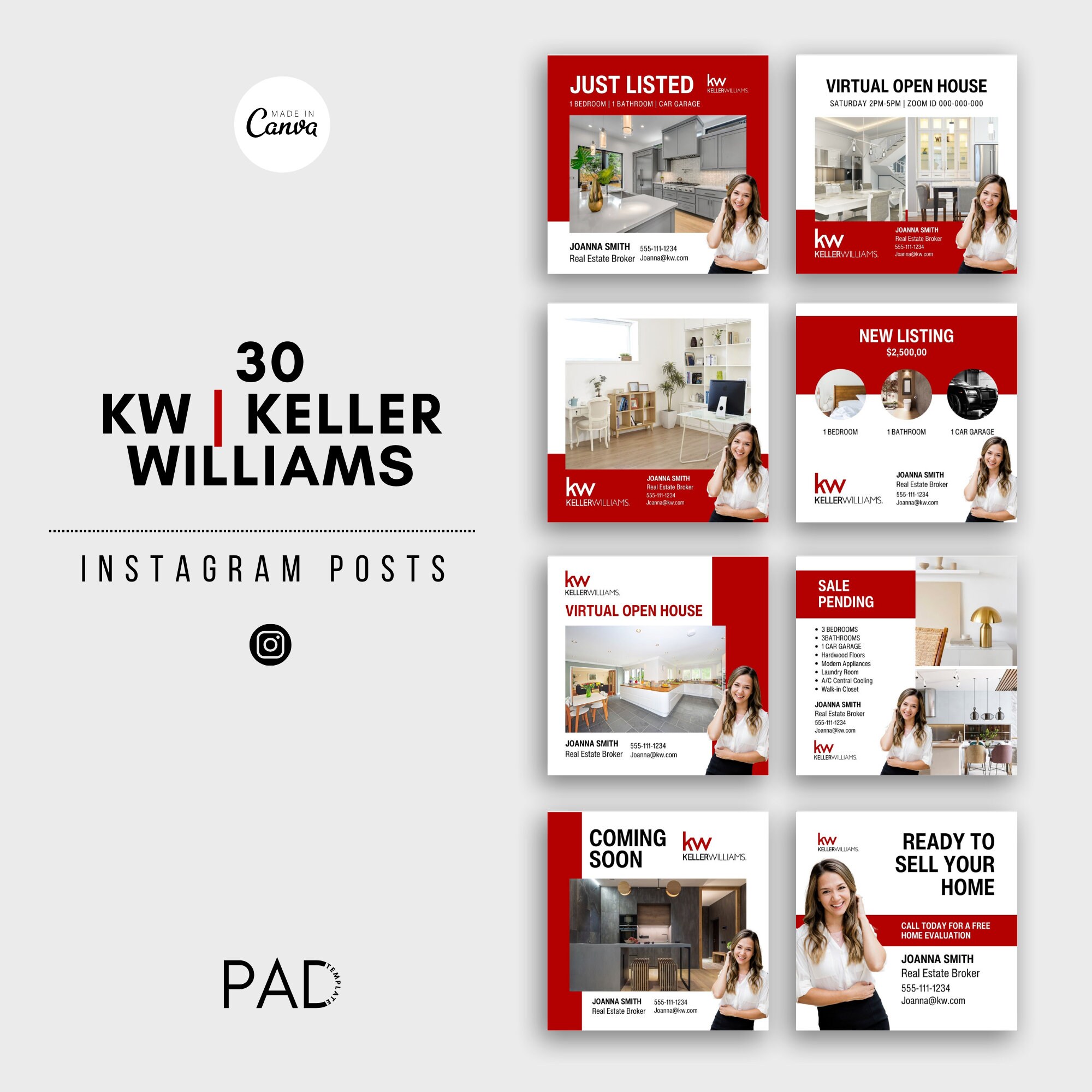 KW Keller Williams Ultimate Marketing Bundle KW Agent Kit KW Canva ...