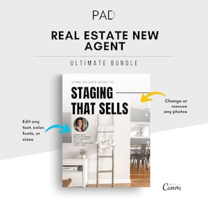 NEW AGENT Real Estate All-in-One Toolkit Guides, Worksheets More Realtor Ultimate Marketing Bundle Real Estate Editable Templates image 7