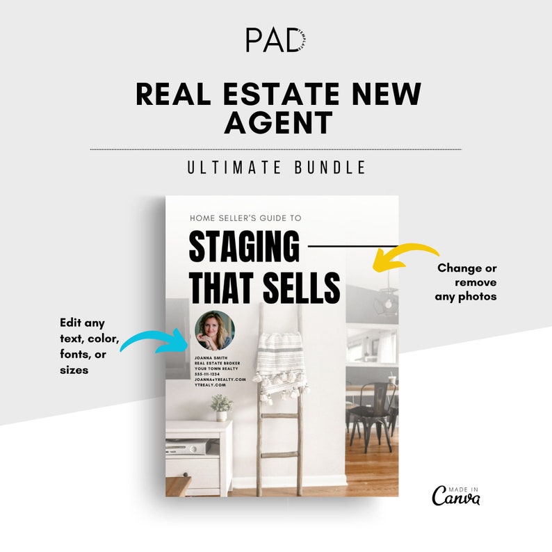 NEW AGENT Real Estate All-in-One Toolkit Guides, Worksheets More Realtor Ultimate Marketing Bundle Real Estate Editable Templates image 7