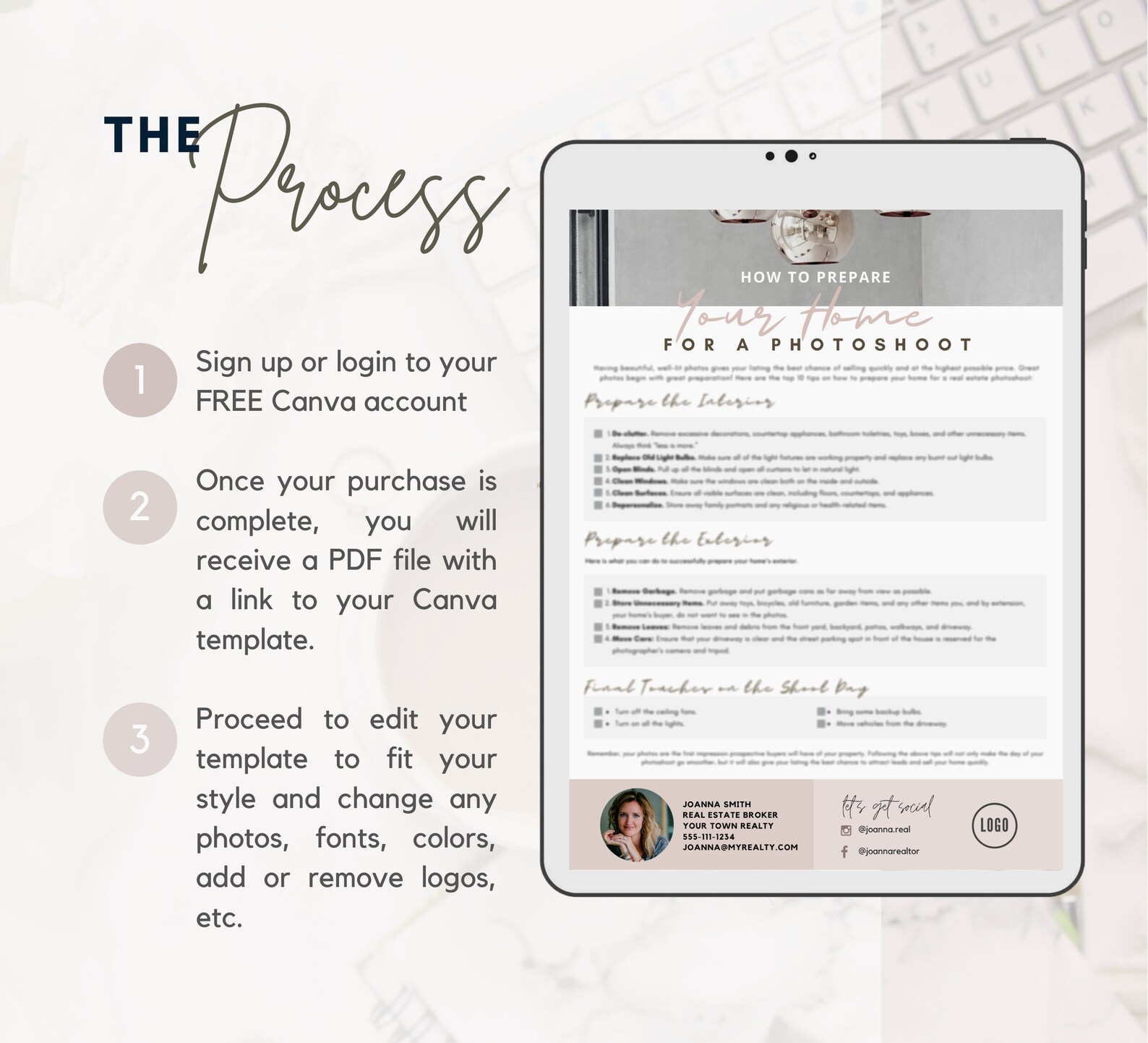 Real Estate Photo Shoot Prep Checklist Real Estate Marketing Realtor