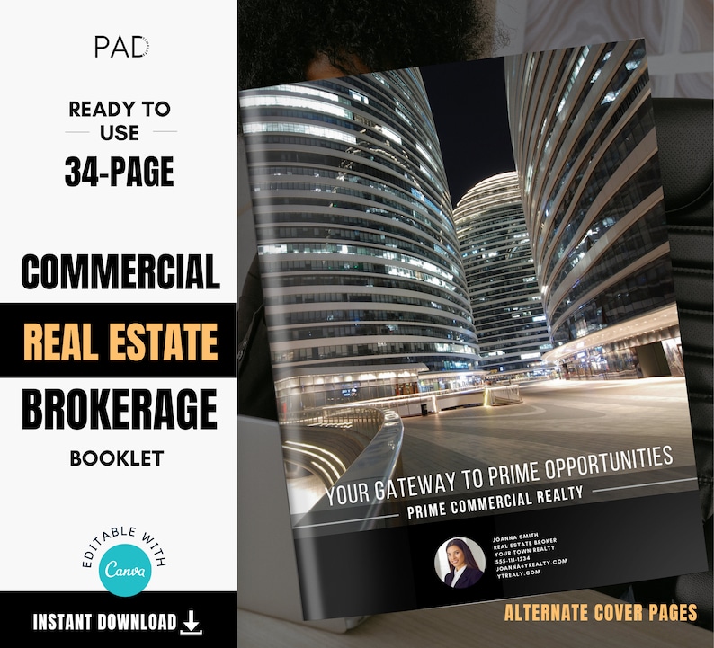 Luxury Real Estate Brokerage Showcase Booklet Book Presentation