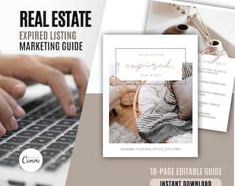 Expired Listing Guide: Real Estate Marketing Template (Editable PDF)